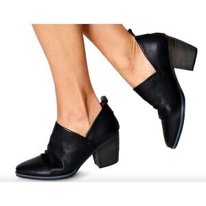 New Bueno Kesia Black Heeled Bootie Women's Shoes New With Box